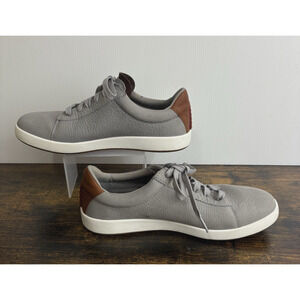 Kodiak Carling Leather Sneaker Womens Sz 8.5 Gray Lined Traction Casual
